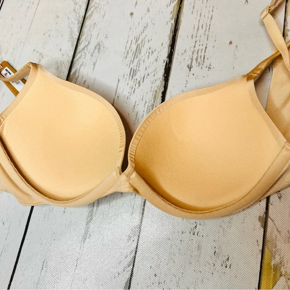 SKIMS 34B Ultimate Push Up Plunge Bra - Sand NWT